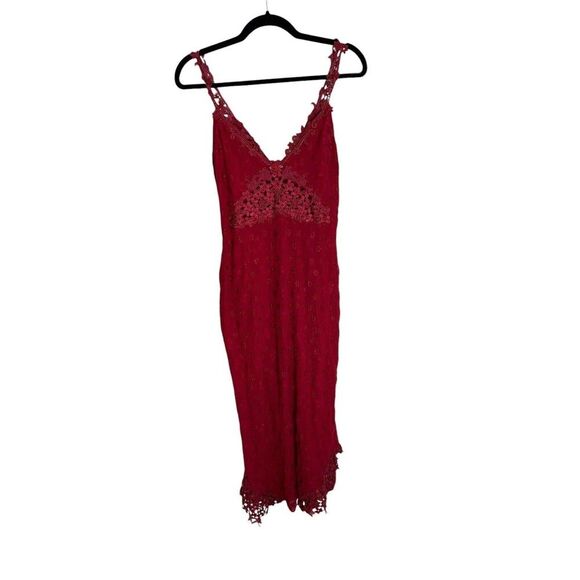 Vintage Claire Pettitbone Lace Nightgown Dress Chemise Size Medium